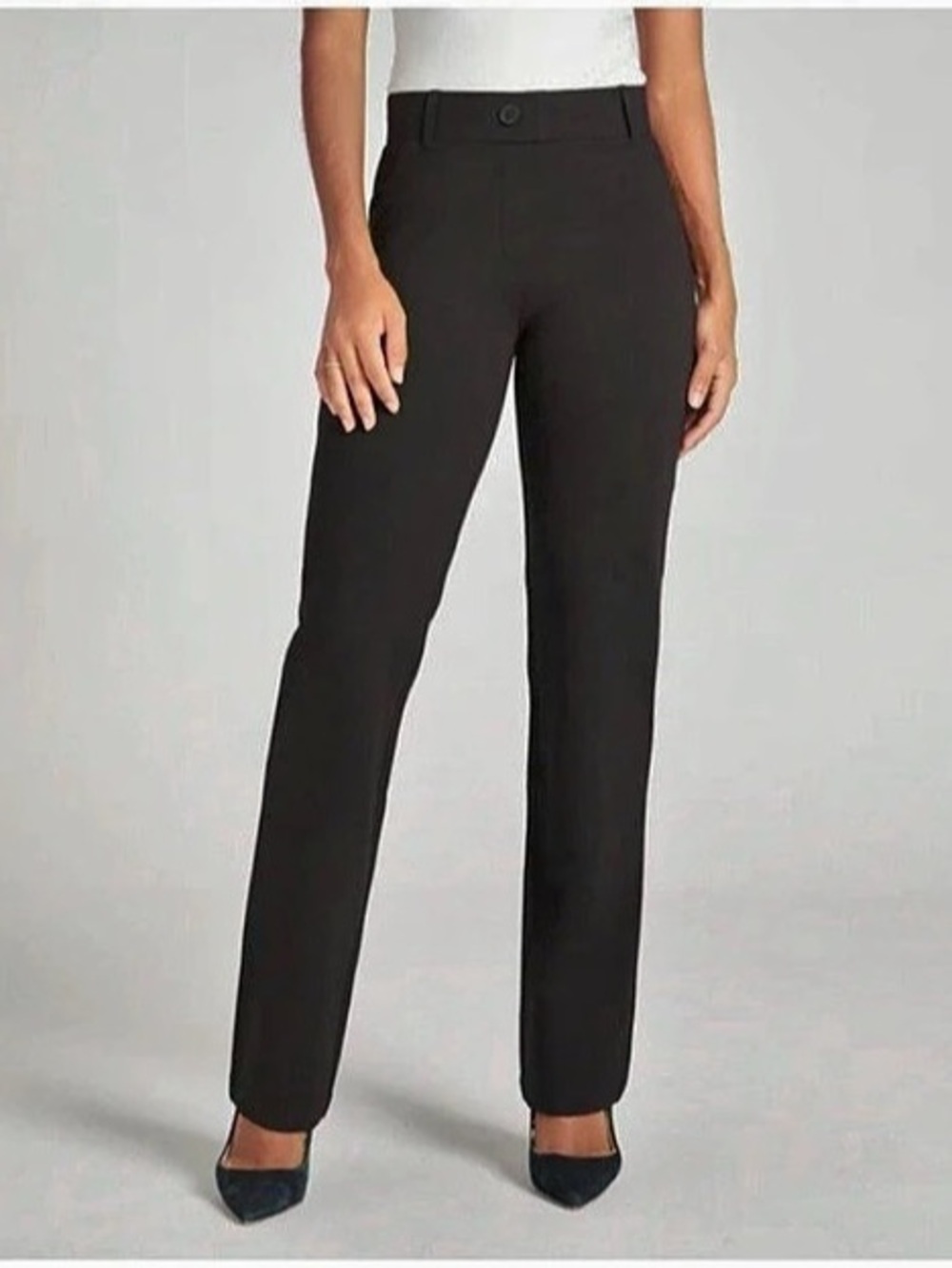 BETABRAND Dress Pant Yoga Pants in Black, NWT, size LP
